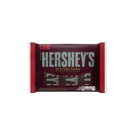 - Hershey's Chocolate Special Dark Mildly Sweet, 8.7 Oz, 2 Pack