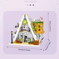 thumbnail image 2 of GZBricker Glass Greenhouse Building Sets Flower House Garden with Light Compatible with Lego Architecture City Street View Display Home Decor for Adults, 2 of 5