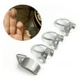 thumbnail image 6 of 8Pcs Metal Thumb Finger Guitar Picks Stainless Steel Guitar Picks for Acoustic Guitar Banjo Ukulele, 6 of 10