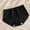 Black, variant on Asgosdo No Show Panties for Women Seamless Black Mid Rise Briefs Soft Strench Breathable Ladies Underwear