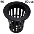 thumbnail image 6 of Xinyolin 50Pcs Garden Mesh Net Pot Hydroponic Basket Planting Nursery Root Fixing Holder, 6 of 7
