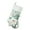 H, variant on Christmas Stockings- 18'' Xmas Stockings with Snowflake Santa Snowman Reindeer Penguin and Plush Faux Fur Cuff Stockings for Stairs Fireplace Hanging Xmas Home Decor,Green