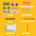 Yarniss Beginner Crochet Kit Complete Knitting Accessories Set with