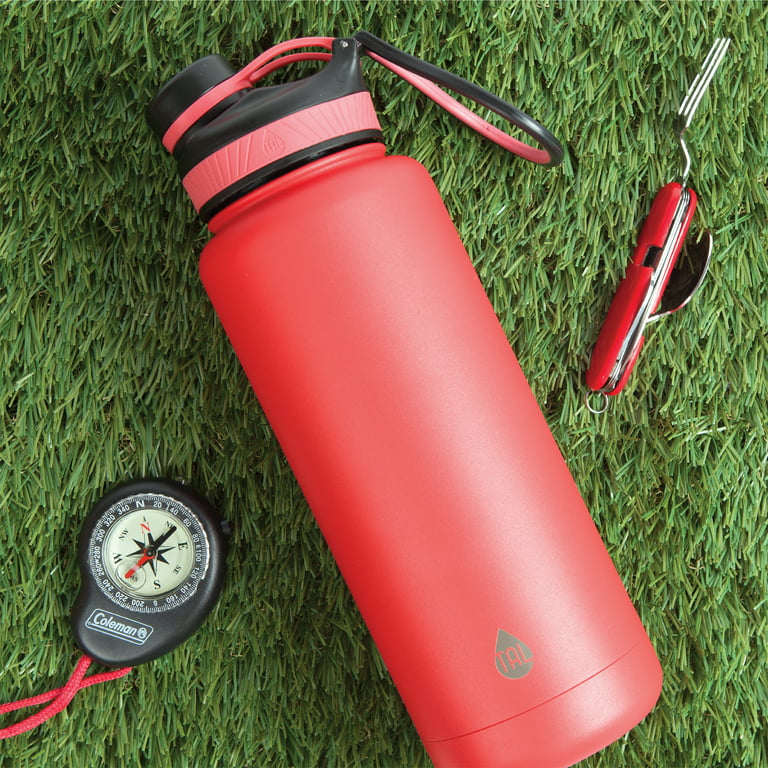 Insulated Water Bottle 24oz Coral Beige