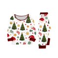 thumbnail image 5 of Lvotionpl 2026 Matching Family Christmas Pjs, Matching Christmas Pajamas Long Sleeve Top & Pants Set Matching Holiday Family Pajama Xmas Sets, 5 of 6
