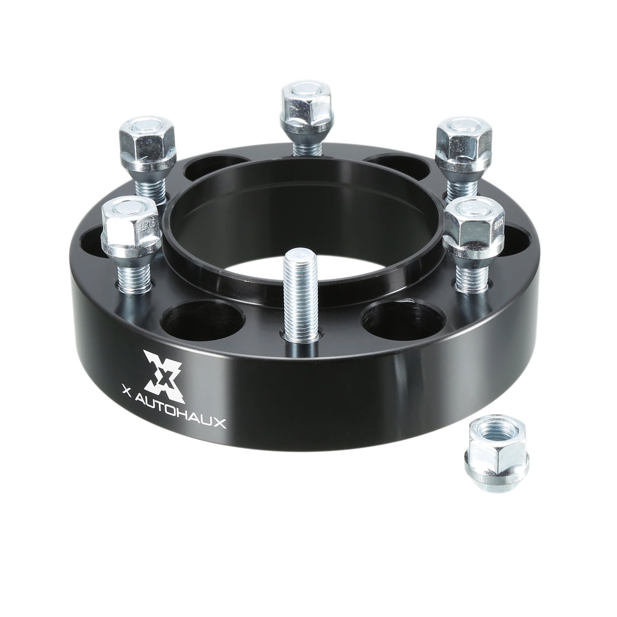 Unique Bargains 4pcs 6x5.5" 1.5" Thickness Wheel Spacer Adapter Black for Lexus for Toyota