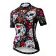 thumbnail image 4 of Weimostar 2024 - Maillot de ciclismo con calaveras para mujer, manga corta, ropa para ciclismo de montaña, equipo profesional, camiseta de ciclismo de montaña, camiseta de ciclismo de carretera, 4 of 5