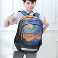 thumbnail image 6 of FORMRS Unisex School Backpack 17" Student Travel Bag with Laptop Compartment, Mountains and Forests, 6 of 7