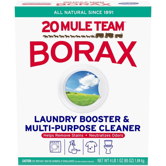 20 Mule Team Borax Detergent Booster & Multi-Purpose Household Cleaner, 65 Ounce