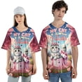 thumbnail image 4 of My Cat is My Valentine Cute Scottish Fold in Gift Box All Over Print 3D Baseball Shirt Cat Lover Kitten Owner Gifts Softball Sport - 3006, 4 of 6