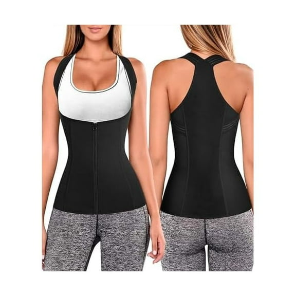 Women Back Braces Posture Corrector Waist Trainer Vest Tummy Control Body Shapers for Spinal Neck Shoulder and Upper Back Support (M, Black)