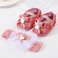 thumbnail image 2 of Otqutp Holiday Dance Shoes for Flower Girls Baby Shoes Plus Headband Set Cute Baby Princess Shoes with Dress Shoes Toddler Shoes, 2 of 5