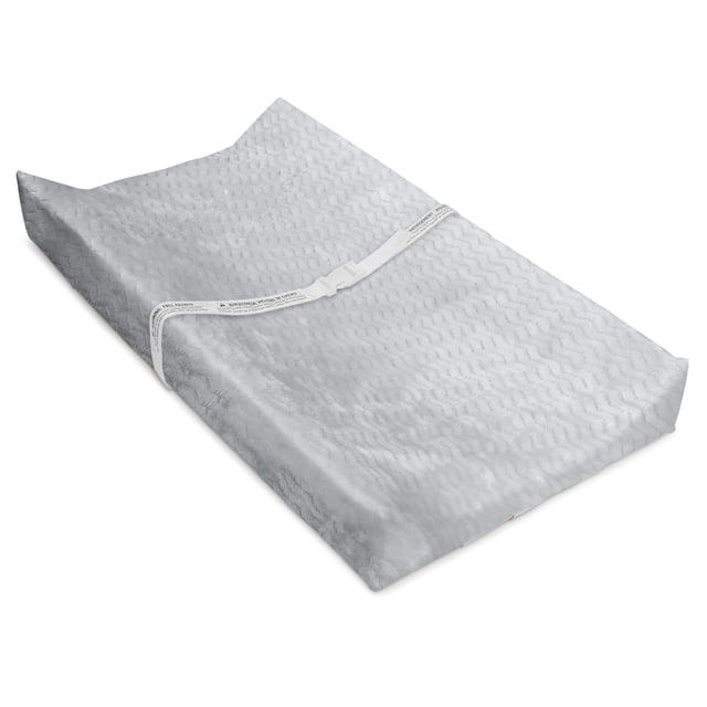 Funda para cambiador Delta Children, ondulado, de felpa, gris