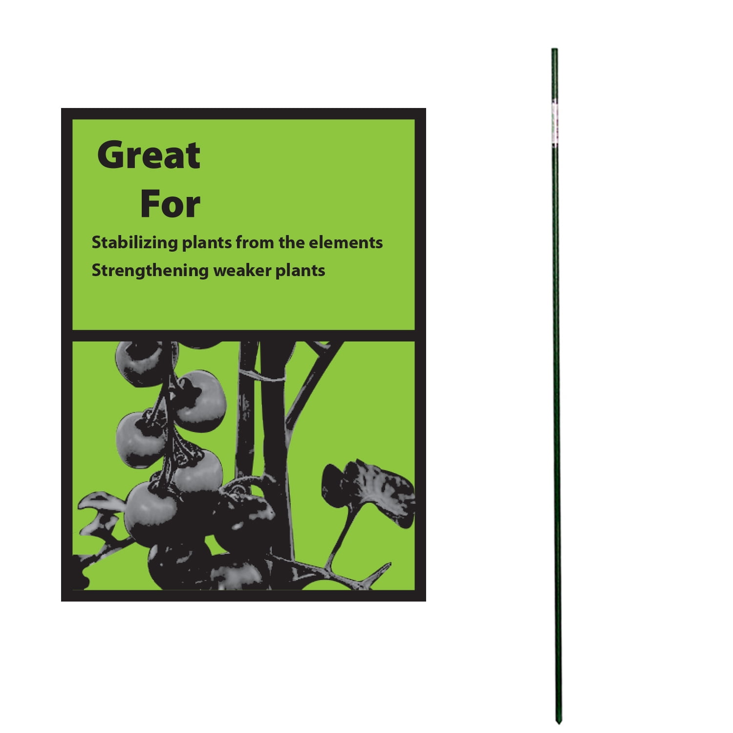 Panacea 6 ft. Heavy Duty Sturdy Metal Plant Stake