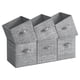 thumbnail image 1 of Cubos de almacenamiento SONGMICS, tela no tejida gris con forma de totora, 33 x 33 x 33 cm, 1 of 7