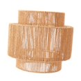 thumbnail image 3 of de lámpara de cuerda de papel, tejida estilo boho retro, accesorios para lámparas de mesa, funda para lámpara de restaurante, casa, 3 of 8