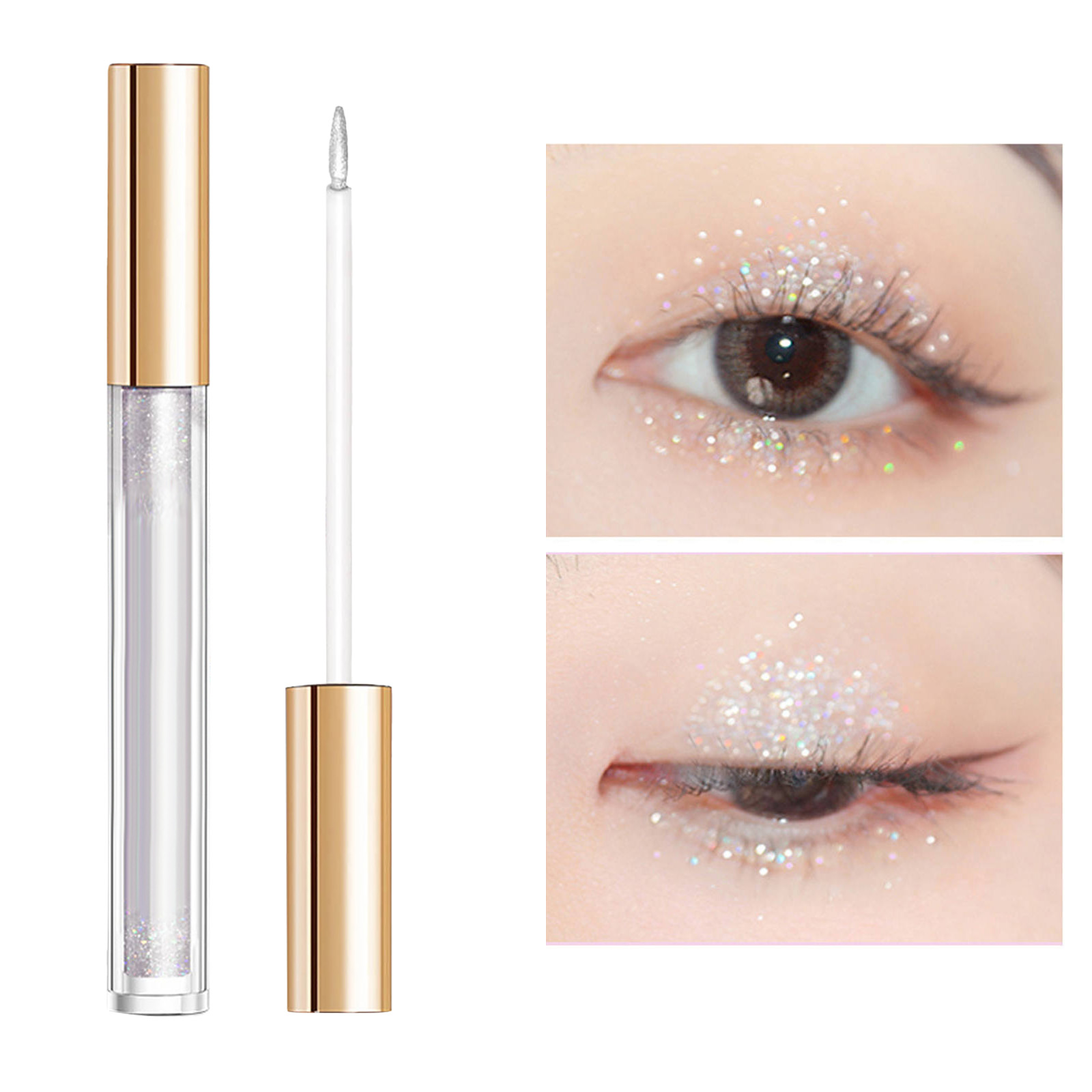 NIUREDLTD Mattes Liquid Eye Shadow Smooth Light High Color Creams Brown