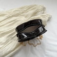 thumbnail image 2 of Bolsos Cruzados Claro amor en forma de corazón Bolso de cosméticos mujeres PVC damas bolsas casuales (negro), 2 of 8