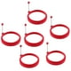 thumbnail image 1 of Anillo de silicona para huevos de 6 uds., anillos antiadherentes para huevos, anillos para cocinar huevos, molde para huevos fritos o anillos para panqueques, anillo redondo antiadherente para moldes Sincero Hogar, 1 of 2