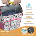 thumbnail image 2 of Tropical Pineapple Cooler Backpack - Leakproof 20L Insulated Lunch Bag with Exotic Fruit Pattern for Beach & Camping, 2 of 6