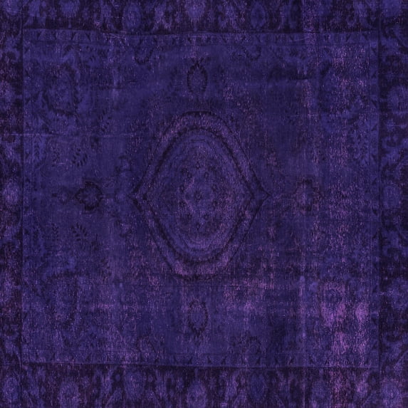 Ahgly Company Indoor Square Persian Pink Bohemian Area Rugs, 4' Square