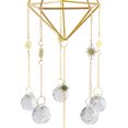 thumbnail image 1 of Colgante Prisma Rack Ball Light Catcher Crystal Outdoor Wind Chime Decor (55) JShteea Libre de BPA, 1 of 8