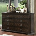thumbnail image 2 of Furniture of America Kaylani Traditional Wood 8-Drawer Dresser in Espresso, 2 of 3