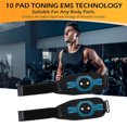thumbnail image 4 of Equipo Entrenamiento Ab Cinturones Tonificación Abdominal Tóner Muscular Electrónico Pantalla LED Ajustable Recargable Por USB para Ejercicio Físico, 4 of 9