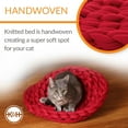 thumbnail image 5 of K&H Pet Products Knitted Pet Bed Red 17 X 4 Inches, 5 of 7