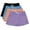 Set 3, variant on 4 Pack: Girls Athletic Performance Dry-Fit Running Shorts With Drawstring & Pockets
