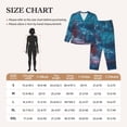 thumbnail image 4 of Lsque Abstract Colorful Art Supplies Pattern Long Sleeve Pajama Set for Women - Soft 2-Piece Sleepwear and Loungewear Set with Pockets, Comfy Nightwear-Large, 4 of 7