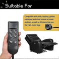 thumbnail image 4 of 6-button remote control compatible with recliners and lift chairs - 5-pin manual controller compatible with motorized furniture (PrettyJ), 4 of 5