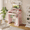 Pink, variant on NEWSENDY 29in Computer Desk with Monitor Stand and Keyboard Tray for Small Space, Wood PC Laptop for Bedroom, Writing Table with Shelves for Living room,Pink