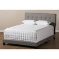 thumbnail image 7 of Baxton Studio Audrey Modern and Contemporary Upholstered Bed, Multiple Sizes, Multiple Colors, 7 of 7