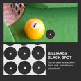 thumbnail image 4 of LOVEVER Billiard Black Spot 4 Sheets Table Tennis Balls Marker Dots Snooker Stickers, 4 of 6