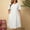 White#1, variant on A-Line Silhouette Short Sleeve V-Neck Dress-Universal,Ladies' Casual V-neck Three-quarter Sleeve Cotton and Linen Pocket Dress Orange S