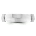 thumbnail image 5 of 10K White Gold 6mm Knife Edge Comfort Fit Band Ring Size 11.5, 5 of 6