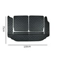 thumbnail image 5 of Almencla Car Trunk Mat Anti Slip Boot Liners Mat Cargo Mat for Jimny Jb74 Black Line, 5 of 5