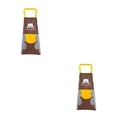 thumbnail image 2 of Monstrate Delantal de cocina, toalla de mano colgante, delantales de Chef de bolsillo, monos de café sin mangas, accesorios de vestir de cocina Type2 NO2, 2 of 6