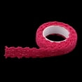 thumbnail image 3 of Material, tela, encaje, cinta washi, autoadhesiva, decorativa, estilo shabby chic. Rosa roja, 3 of 9