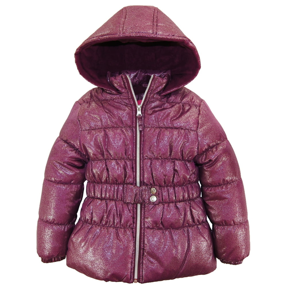 Pink Platinum pink platinum girls coat all over spray print winter