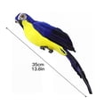 thumbnail image 2 of POINTERTECK 1Pcs Simulation Parrot Window Gardening Decoration Bird Foam Feather Parrot Home Decoration, 2 of 15