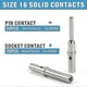 thumbnail image 2 of 188pcs Deutsch Dt Gray Connector Kit With 16 Solid Contacts In 2,3,4,6,8 And 12 Pin Configurations,automotive Connectors Z, 2 of 5