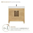 thumbnail image 4 of Altair-13 36" Single Bathroom Vanity in with Grain White Engineered Stone Countertop, 4 of 13