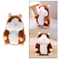 thumbnail image 4 of Juguete de Hámster que Habla Baoblaze Ratón de Peluche Electrónico Carga USB Marrón, 4 of 8