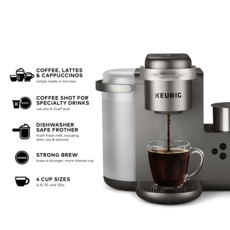 Keurig K-Cafe Special Edition Nickel, Single Serve K-Cup Pod