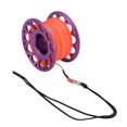 thumbnail image 1 of Fishing Line Reel, 30m / 98.43ft Aluminum  Diving Reel Aviation Multi Purpose Finger Spool With Double Ended Hooks, 1 of 7