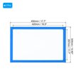 thumbnail image 2 of Unique Bargains Magnetic Sign Holder 11x17,  2PCS A3 Magnetic Display Frame Self Adhesive Photo Frame for Refrigerator, Blue, 2 of 7