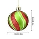 thumbnail image 3 of xihome Juego de 6 adornos navideños de plstico mate de 6 cm, bolas pintadas con colgadores de cuerda para decorar el rbol de Navidad., 3 of 9