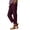 *Purple, variant on ClodeEU Women's Elastic Waist Bootcut Jean,Casual Denim Pants with Pockets Black,Womens Plus M